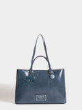 Cartera Con Porta Notebook Azul Worky