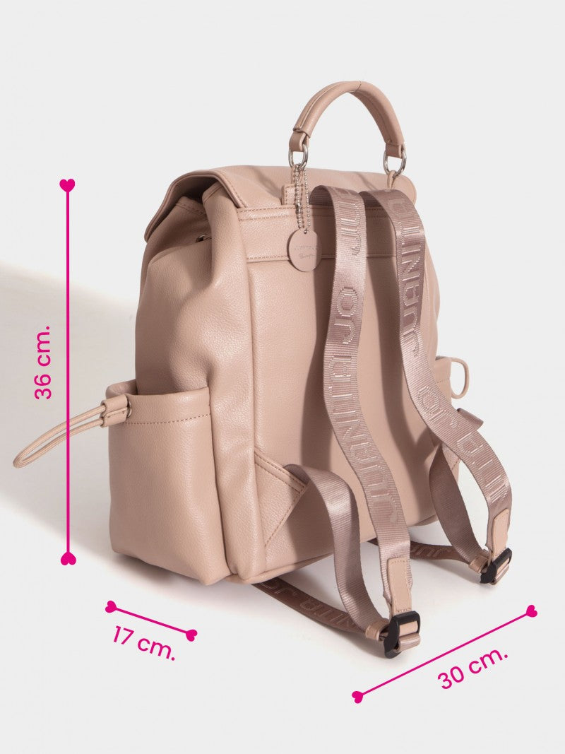 Mochila Para Notebook 14" Visón Mediana Hadar