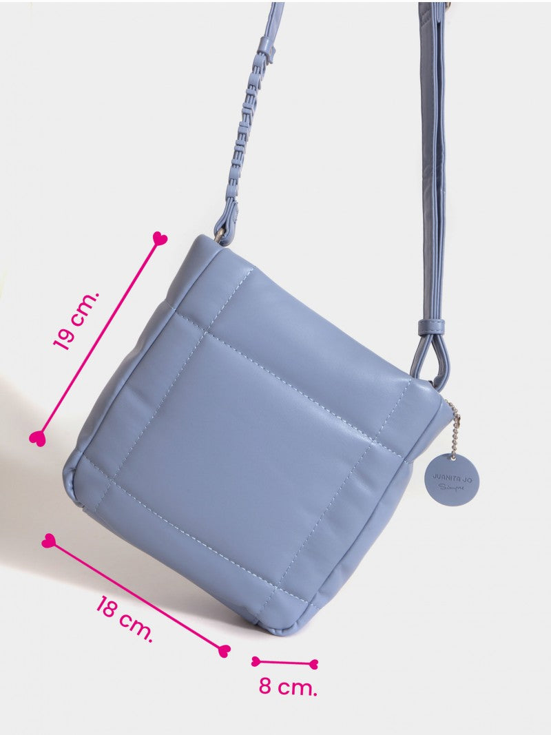 Bandolera Celeste Puffer