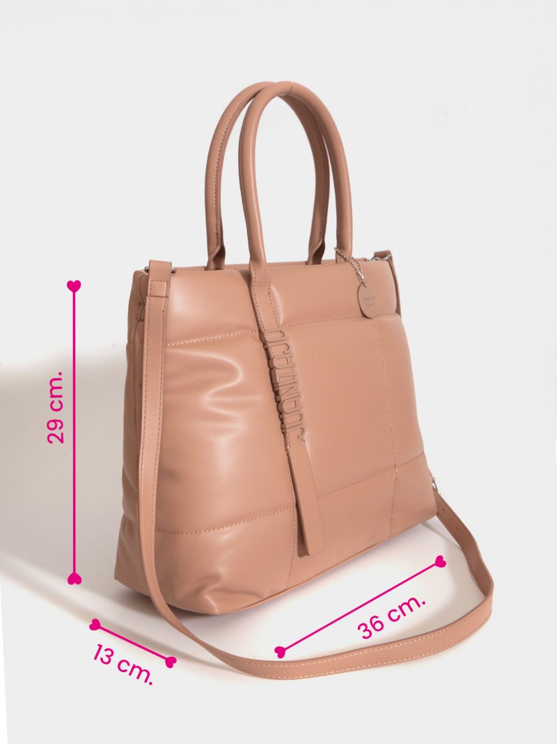 Cartera Mediana Visón Puffer