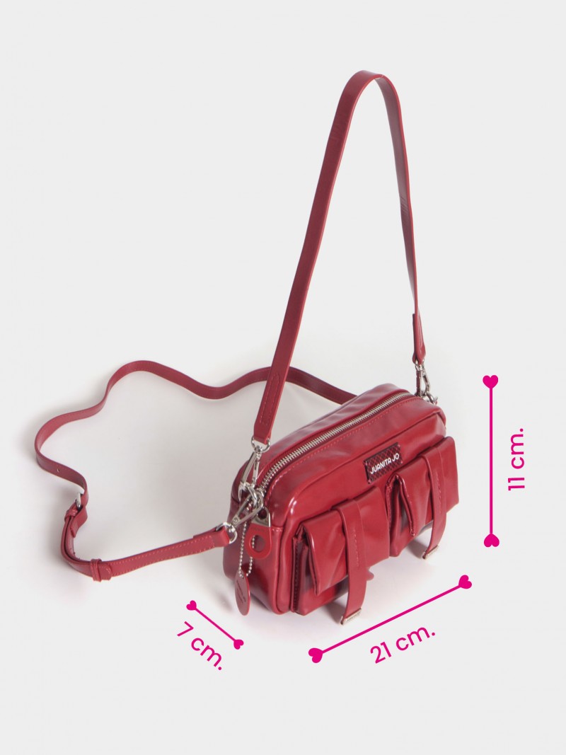 Cartera Bandolera Roja Roxie