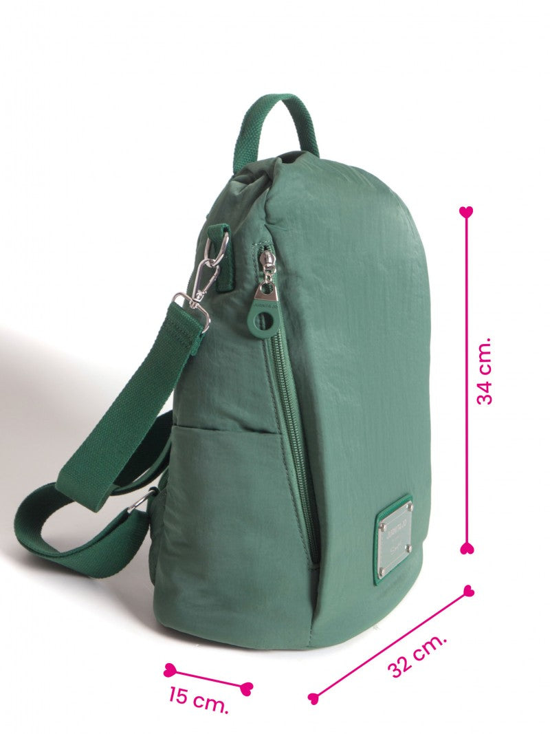 Mochila Antirrobo Verde Paz