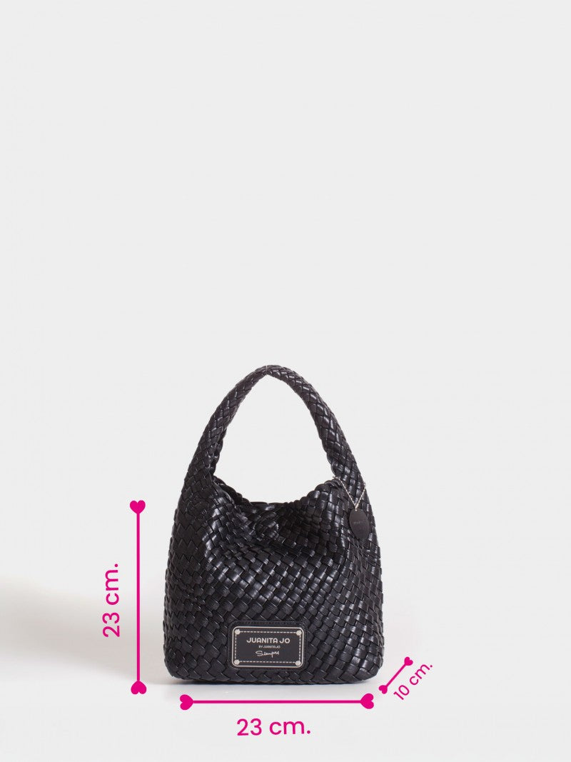 Cartera Negra Chica Lazo