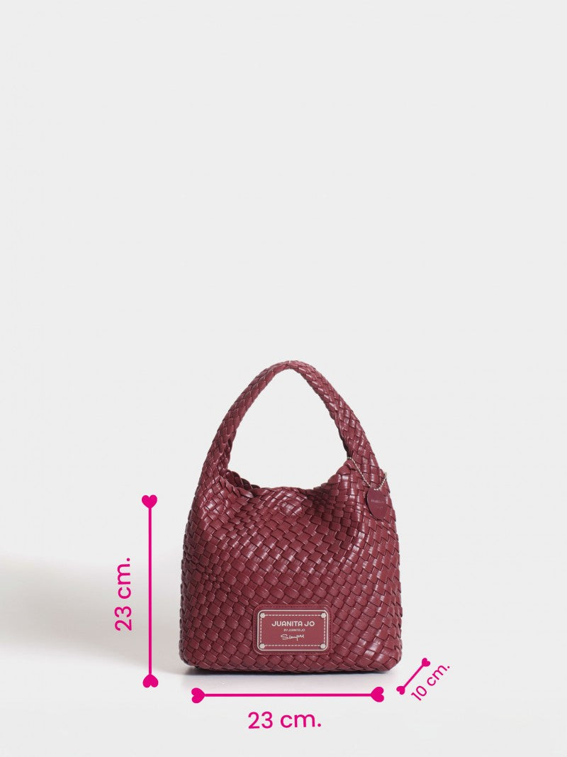 Cartera Bordó Chica Lazo