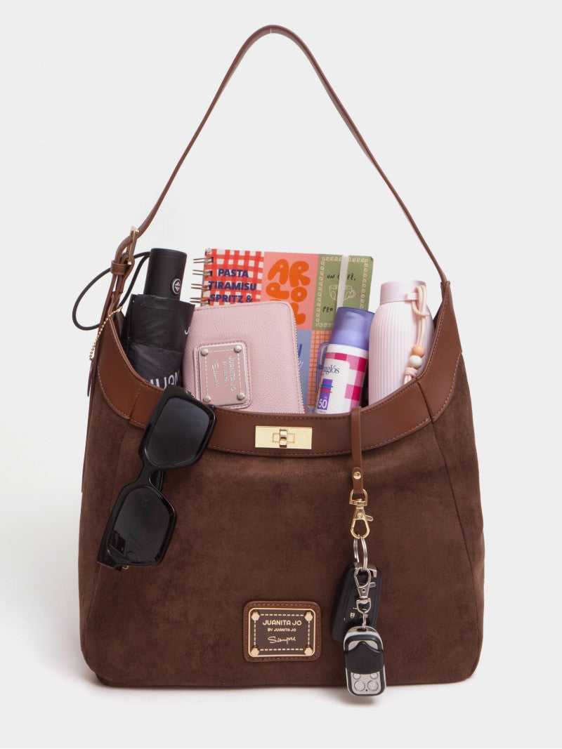 Cartera De Hombro Marrón Virginia