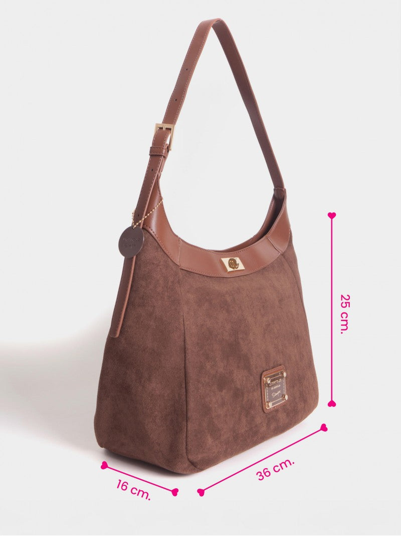 Cartera De Hombro Marrón Virginia
