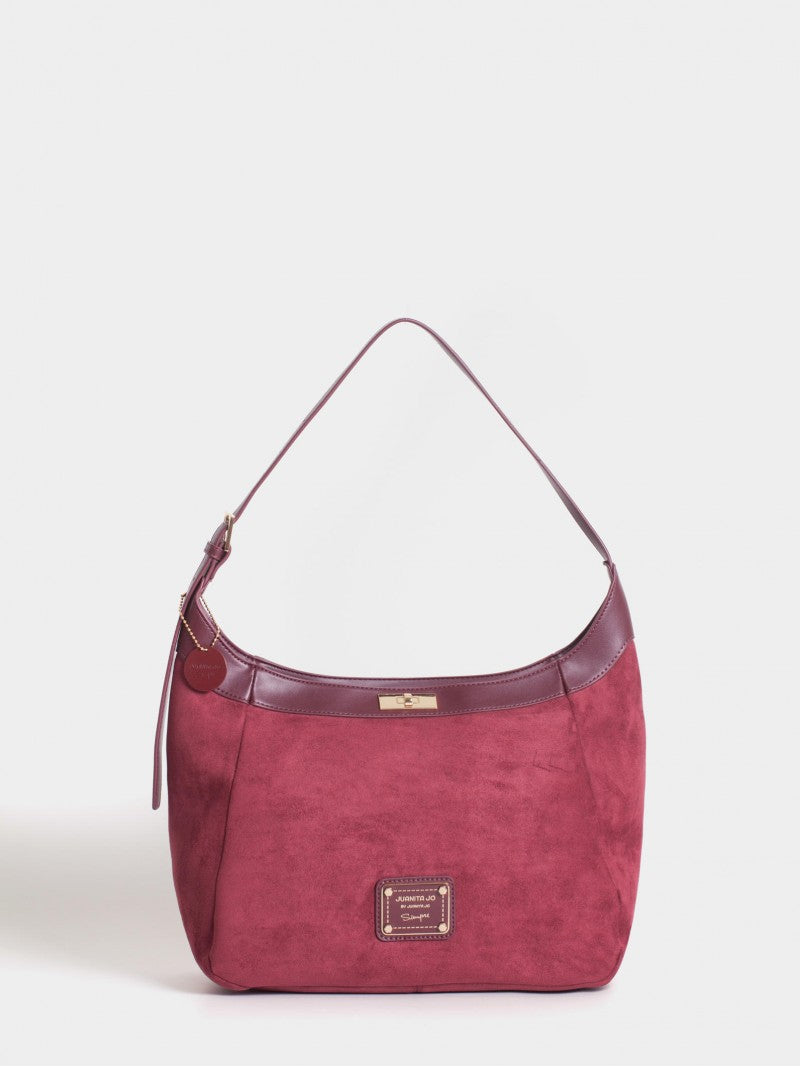 Cartera De Hombro Bordó Virginia