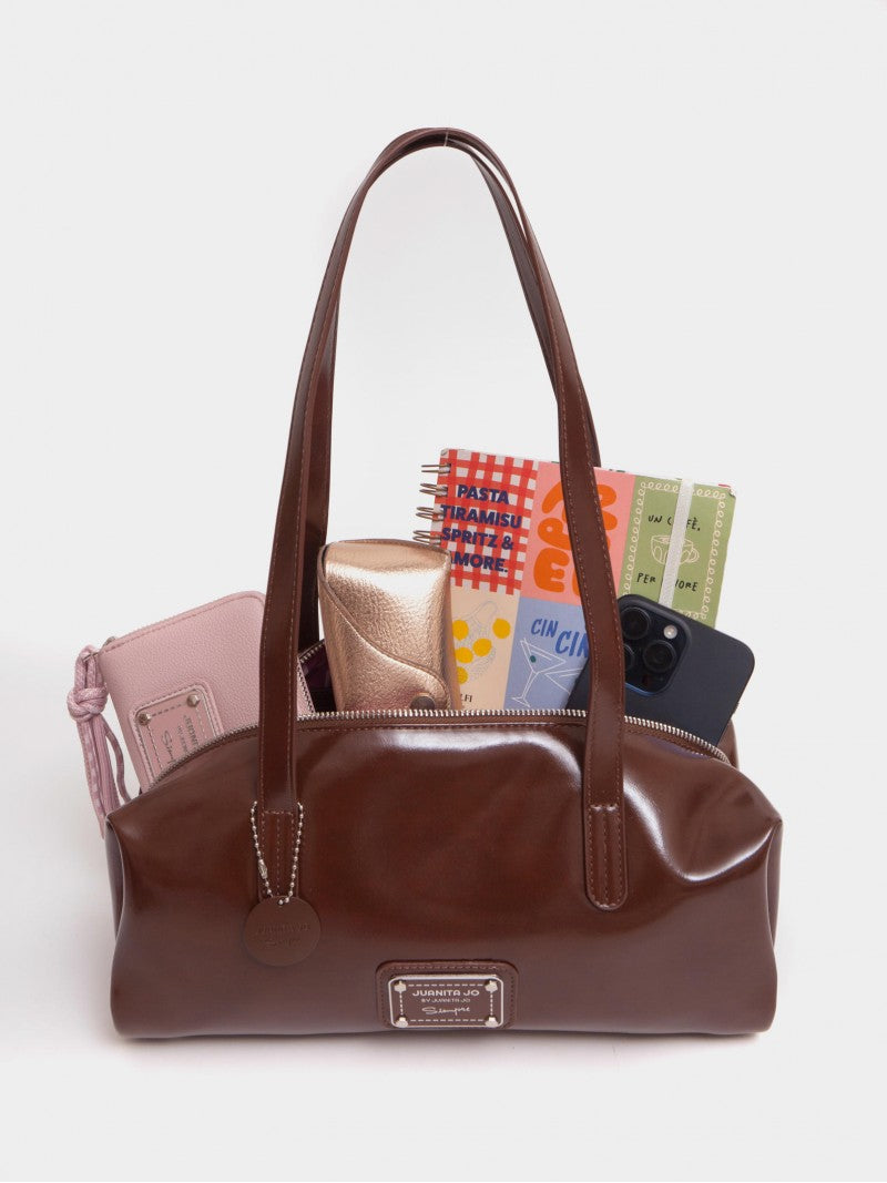 Cartera Baguette Marrón Carrie