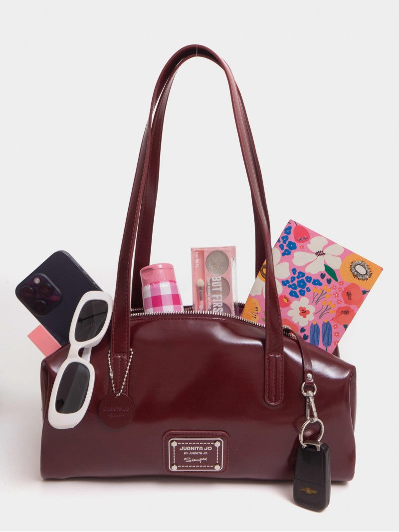Cartera Baguette Bordó Carrie
