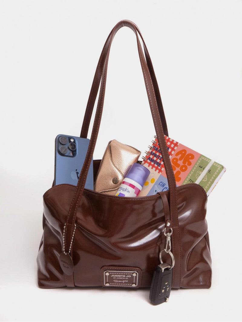 Cartera Baguette Marrón Carrie Easy