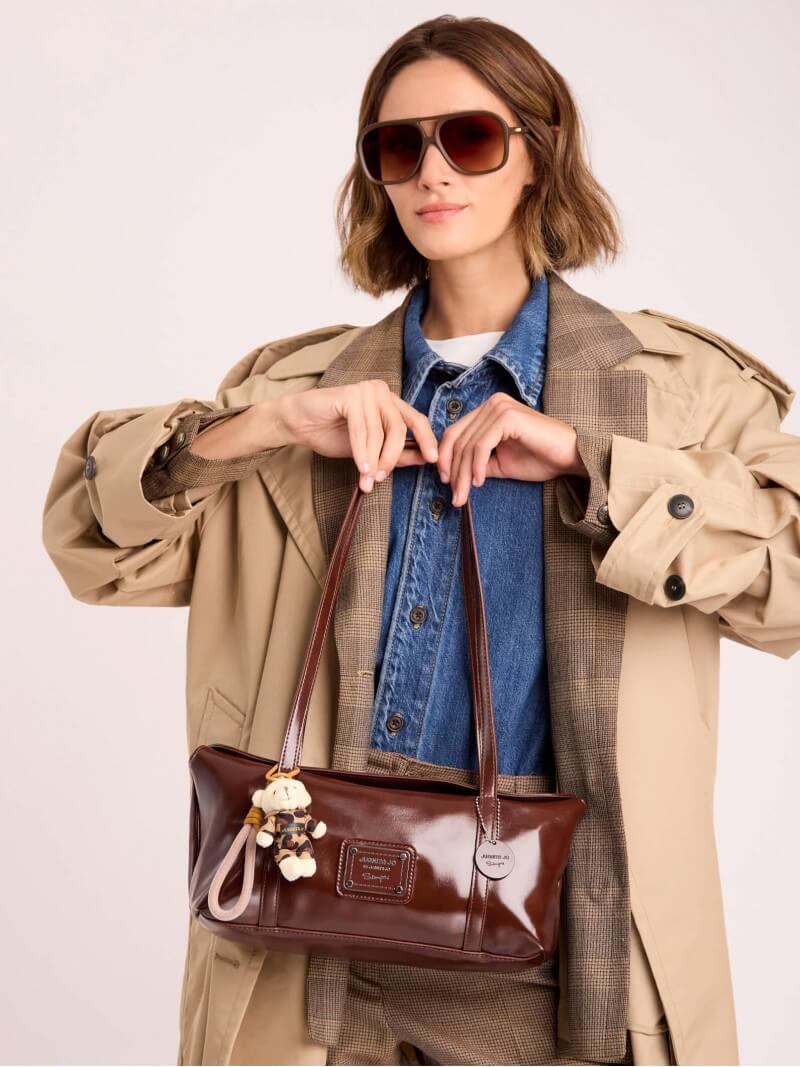 Cartera Baguette Marrón Carrie Easy