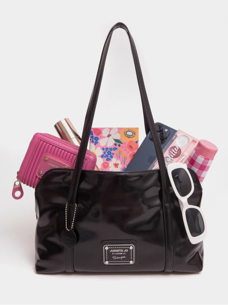 Cartera Baguette Negra Carrie Easy