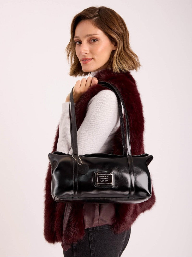 Cartera Baguette Negra Carrie Easy