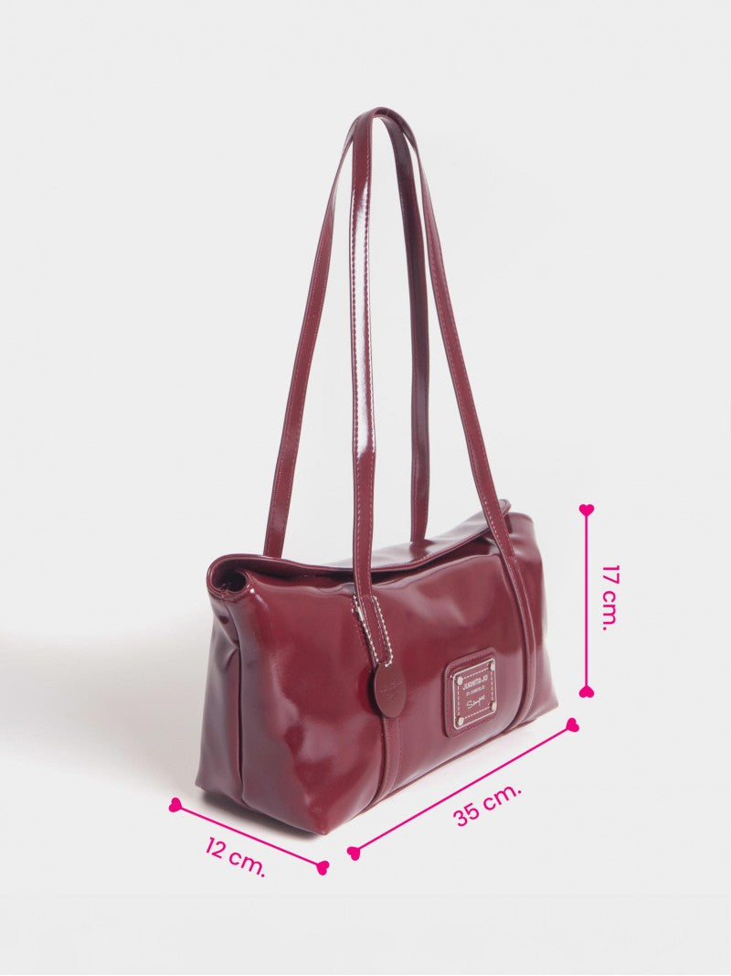 Cartera Baguette Bordó Carrie Easy