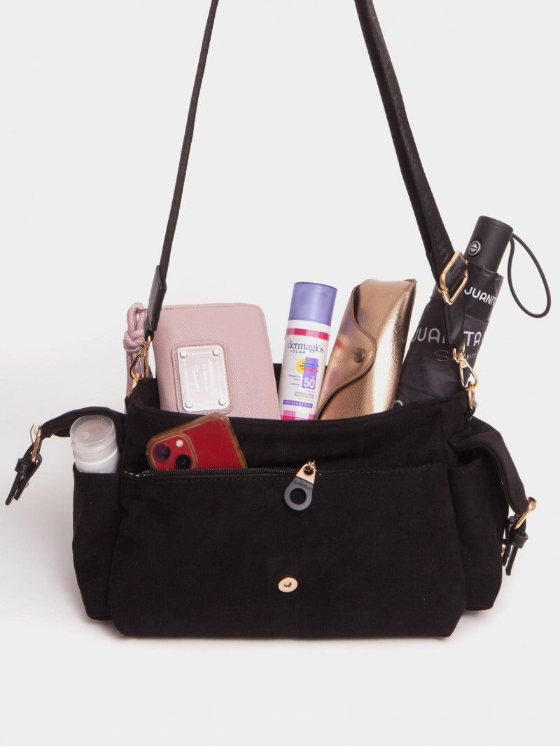 Cartera Y Bandolera Negra Montana