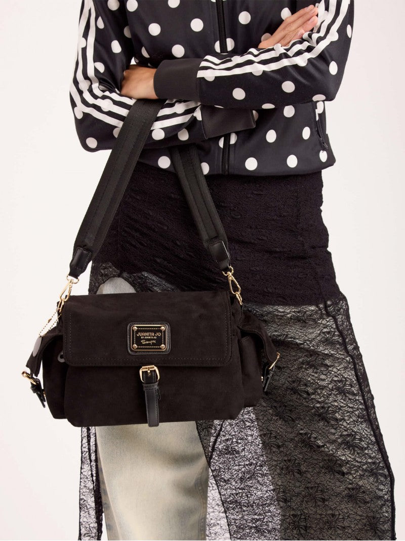 Cartera Y Bandolera Negra Montana