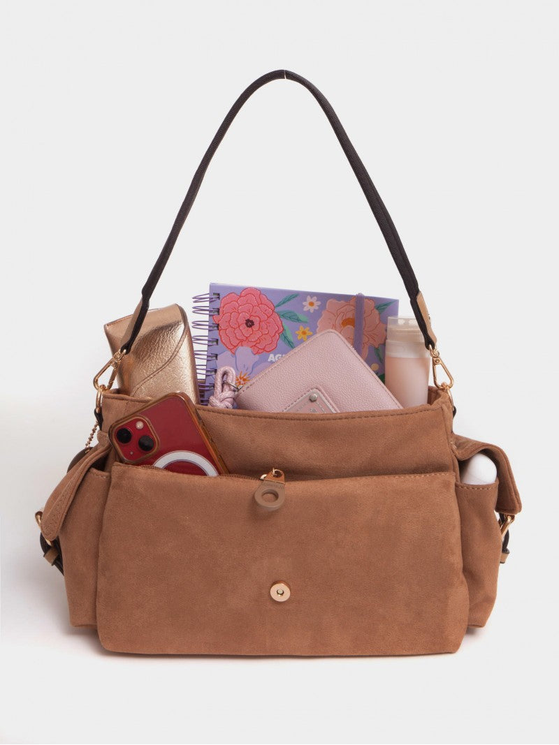 Cartera Y Bandolera Camel Montana