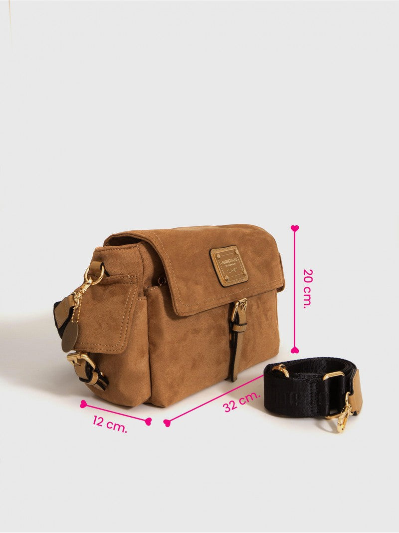 Cartera Y Bandolera Camel Montana