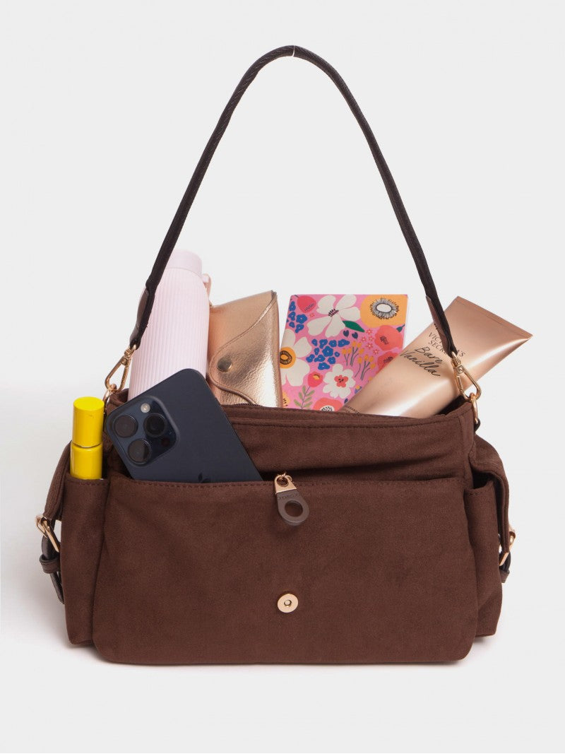 Cartera Y Bandolera Chocolate Montana