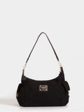 Cartera De Hombro Negra Montana