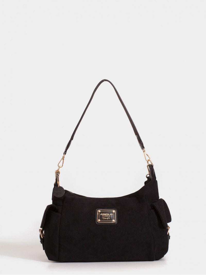 Cartera De Hombro Negra Montana