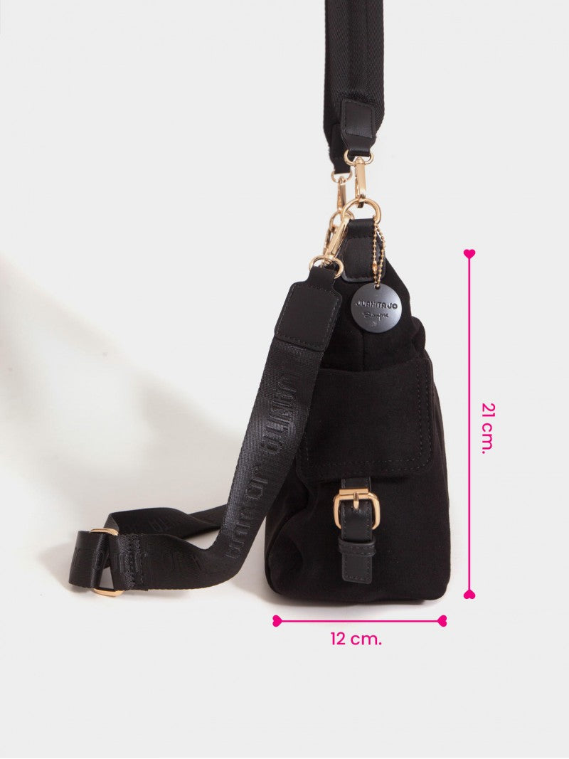 Cartera De Hombro Negra Montana