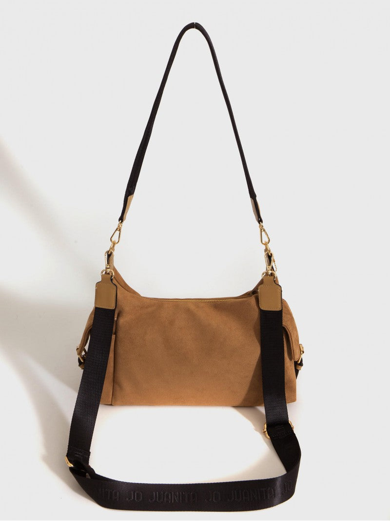 Cartera De Hombro Camel Montana