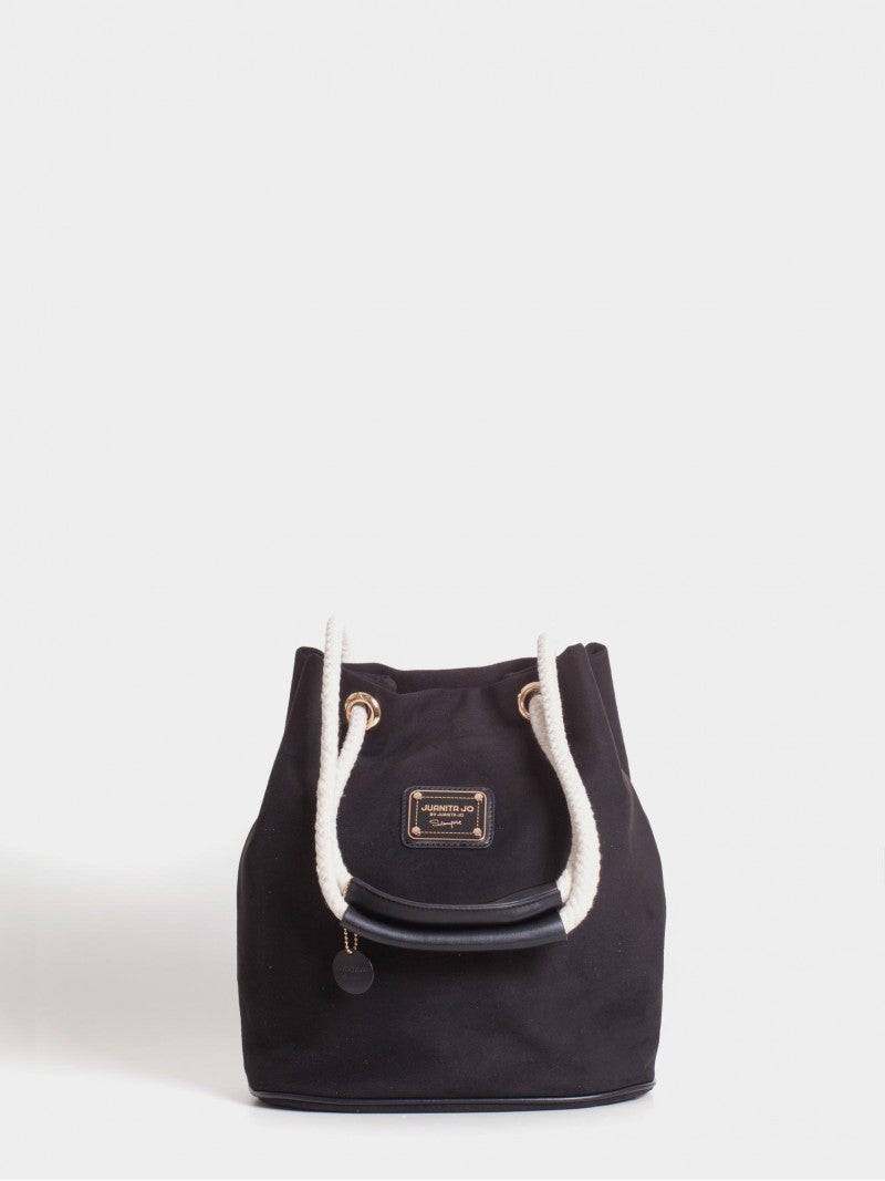 Cartera Bucket Negra Montana