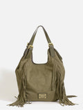 Cartera Flecos Mediana Verde Montana