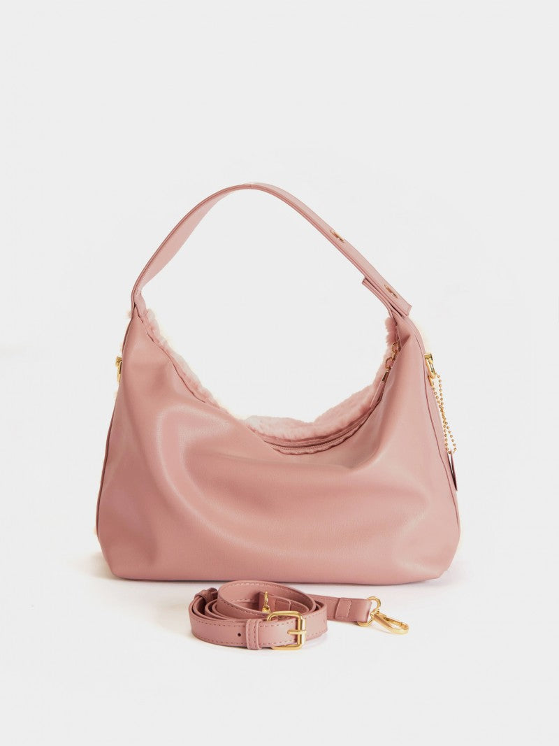 Cartera De Mano Rosa Dolina