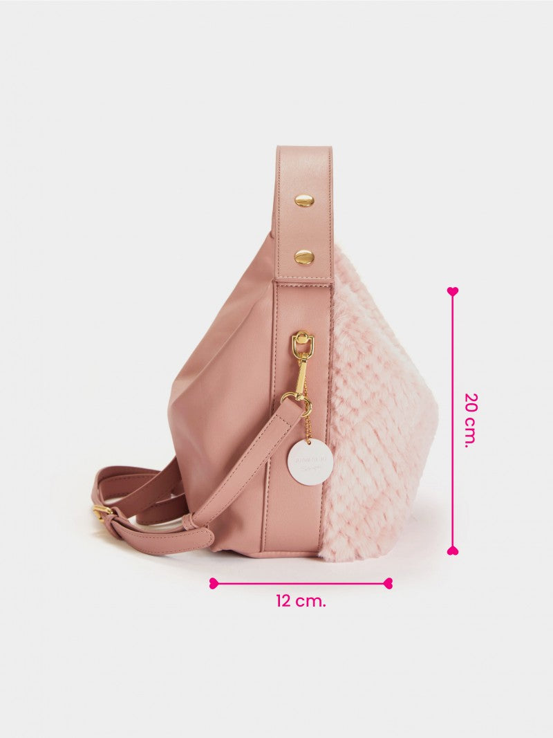 Cartera De Mano Rosa Dolina