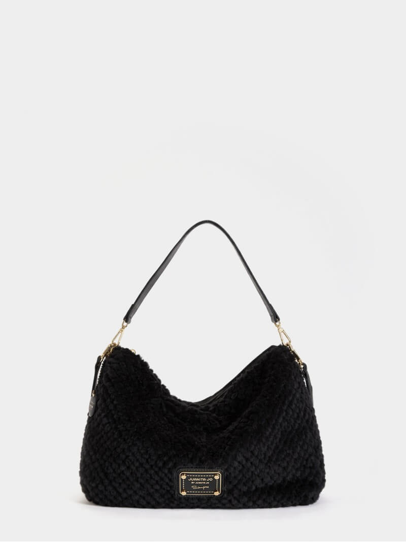 Cartera De Hombro Negra Dolina