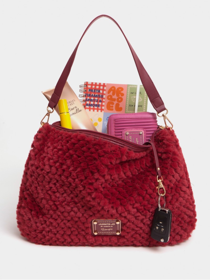 Cartera De Hombro Roja Dolina