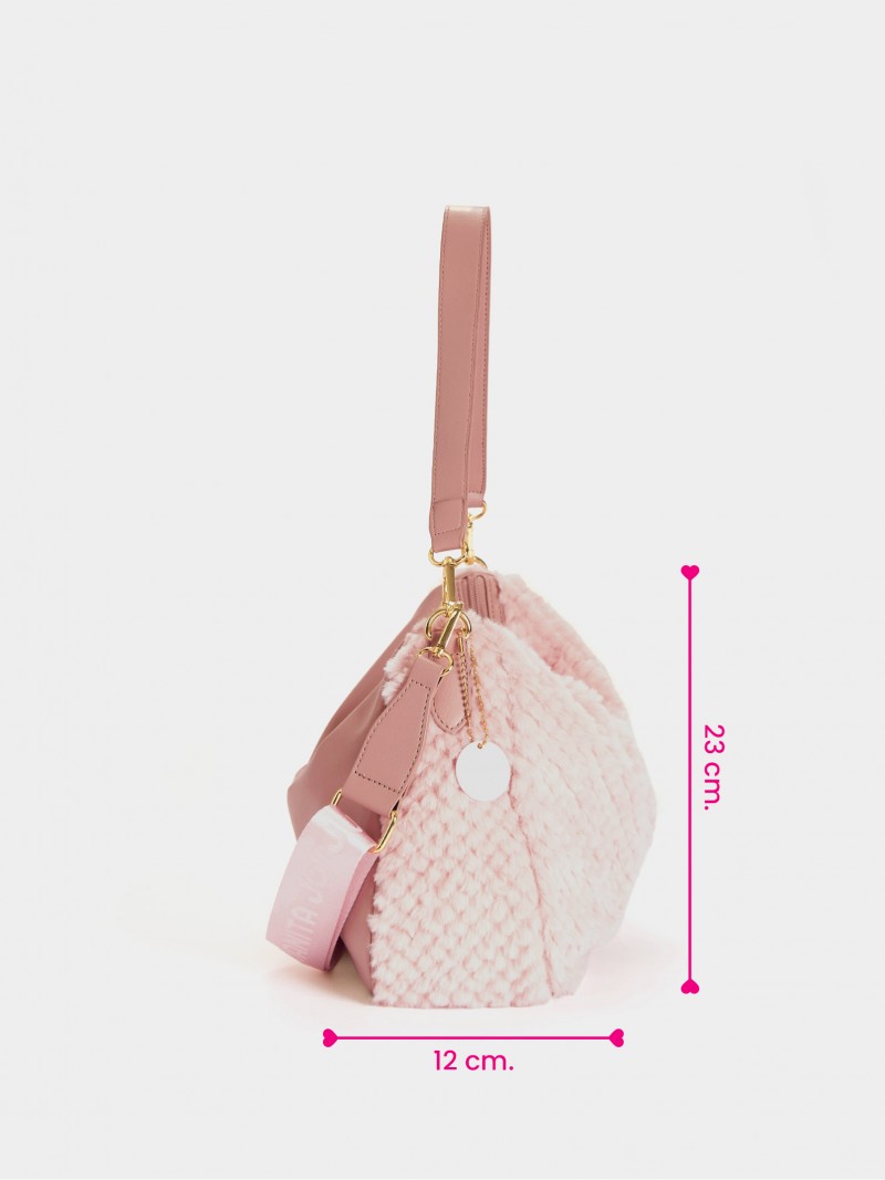 Cartera De Hombro Rosa Dolina