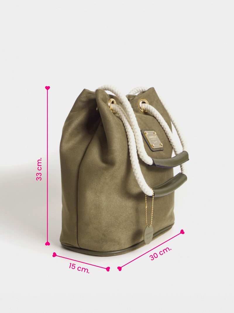 Cartera Bucket Verde Montana