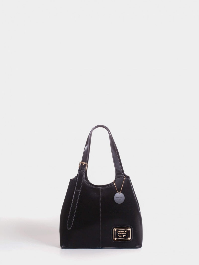 Cartera De Mano Y Minibag Meryl Negro
