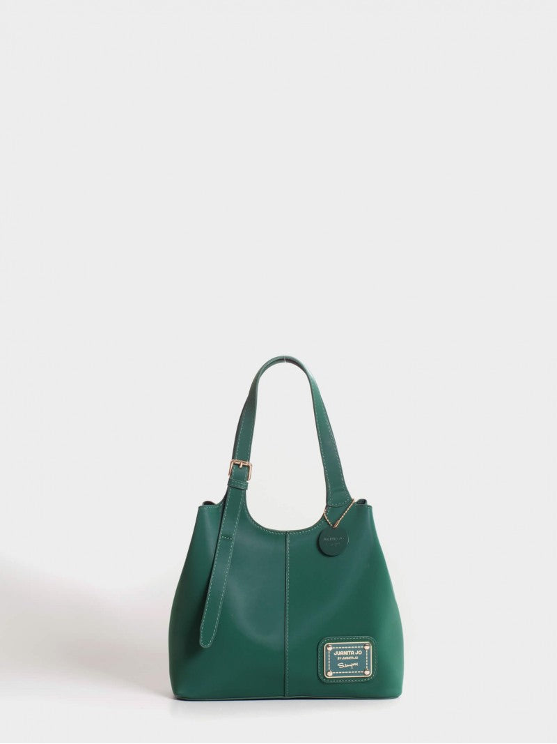 Cartera De Mano Y Minibag Meryl Verde