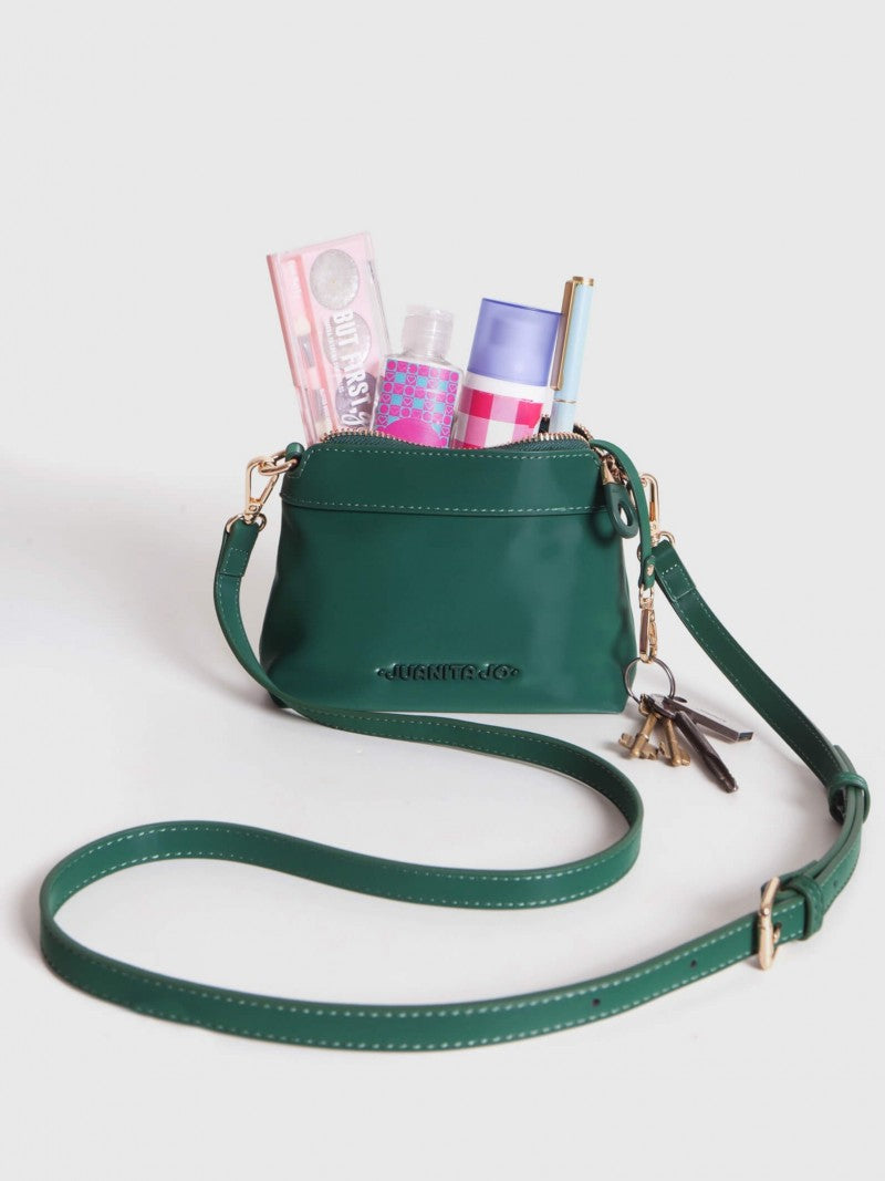 Cartera De Mano Y Minibag Meryl Verde