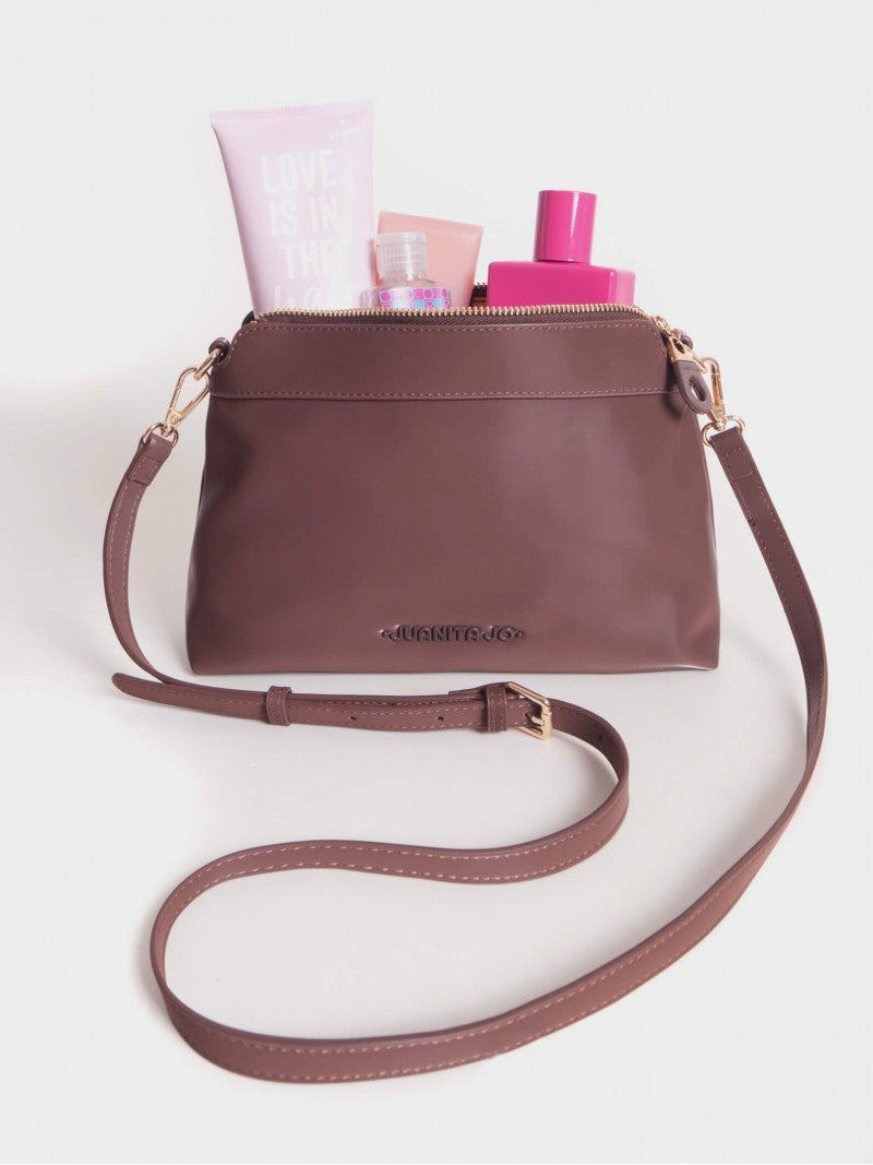 Cartera Y Bandolera Meryl Chocolate