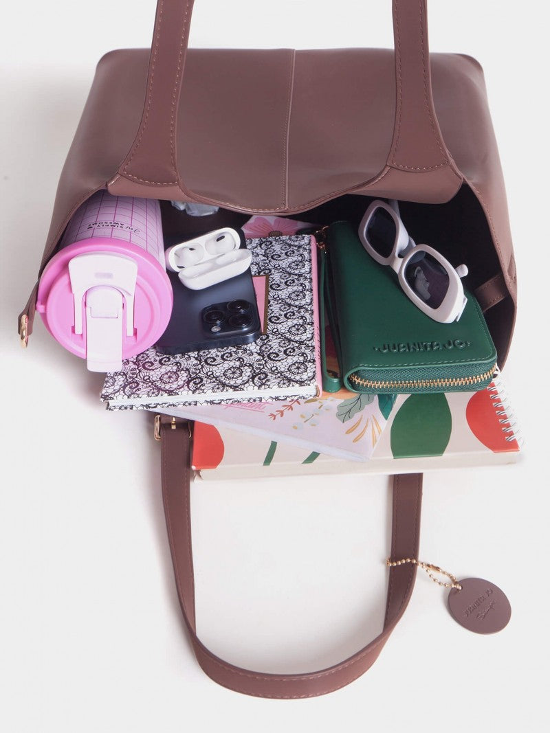 Cartera Y Bandolera Meryl Chocolate