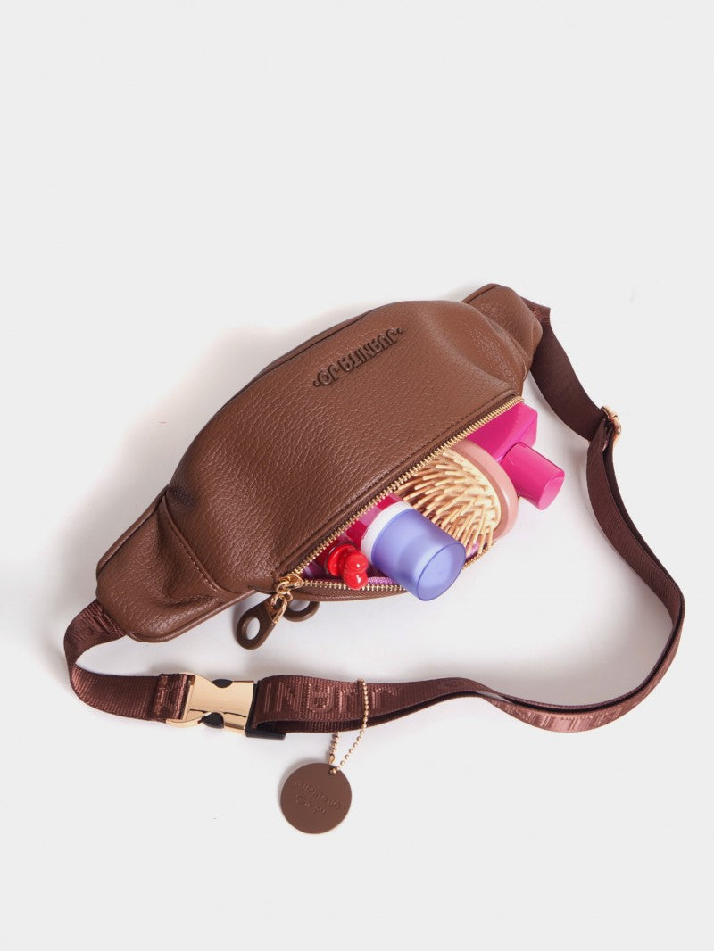Riñonera Marrón Revel Con Bolsillo Antirrobo