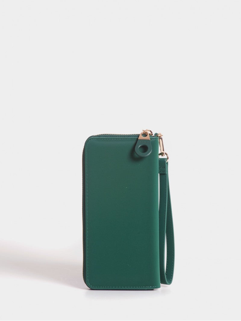 Billetera Mediana Vertical Verde