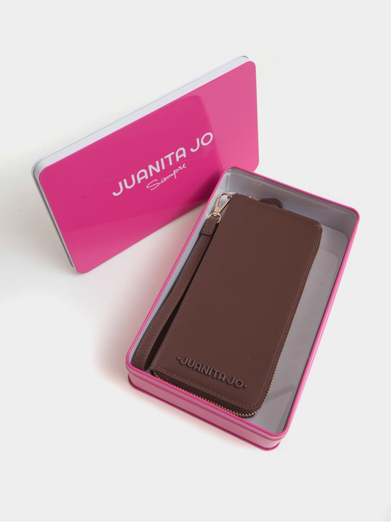 Billetera Mediana Vertical Chocolate